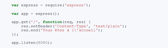 application basique express